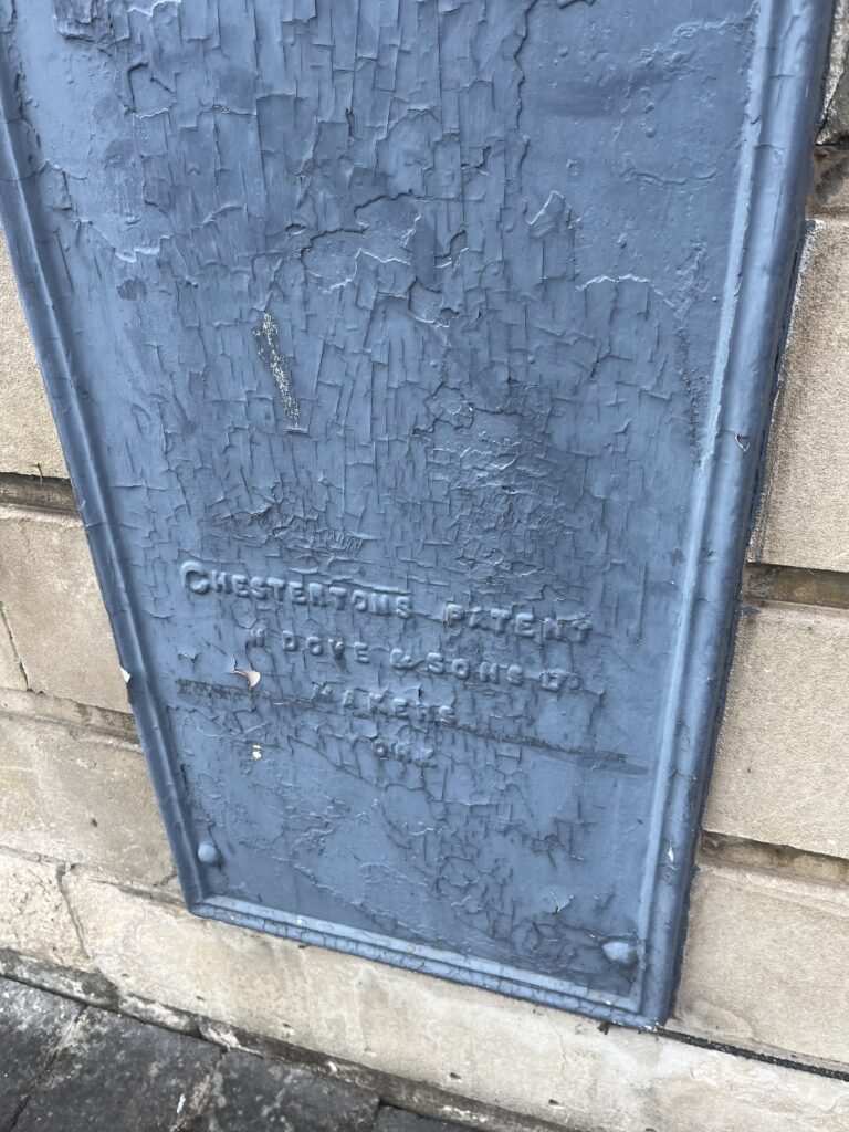 The Dove & Sons plaque in Hatfield Road
