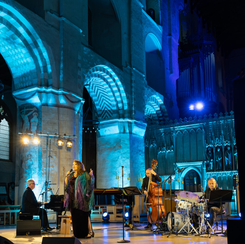 Jacqui Dankworth and jazz band