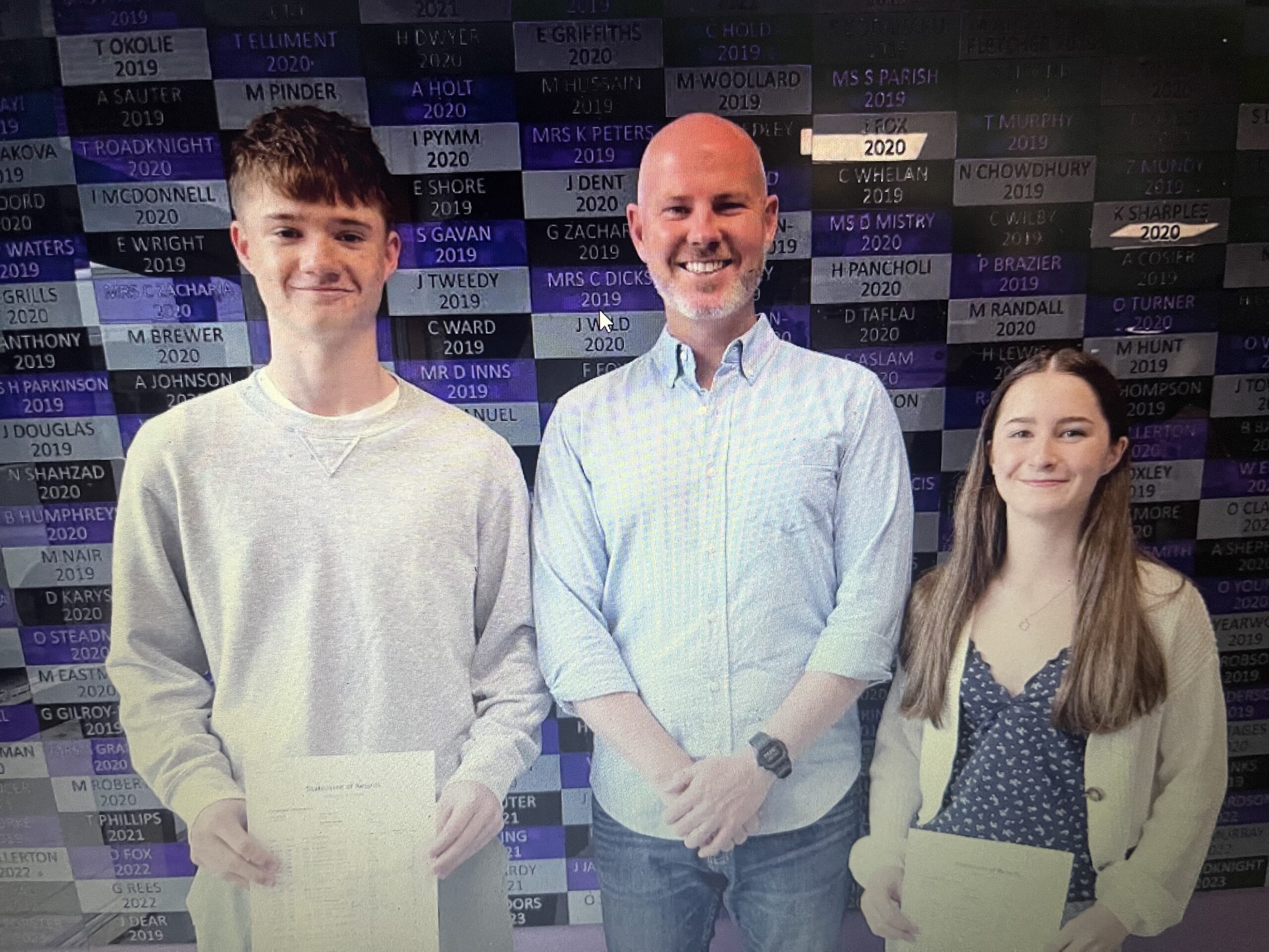 Katherine Warington celebrates fantastic GCSE results today.