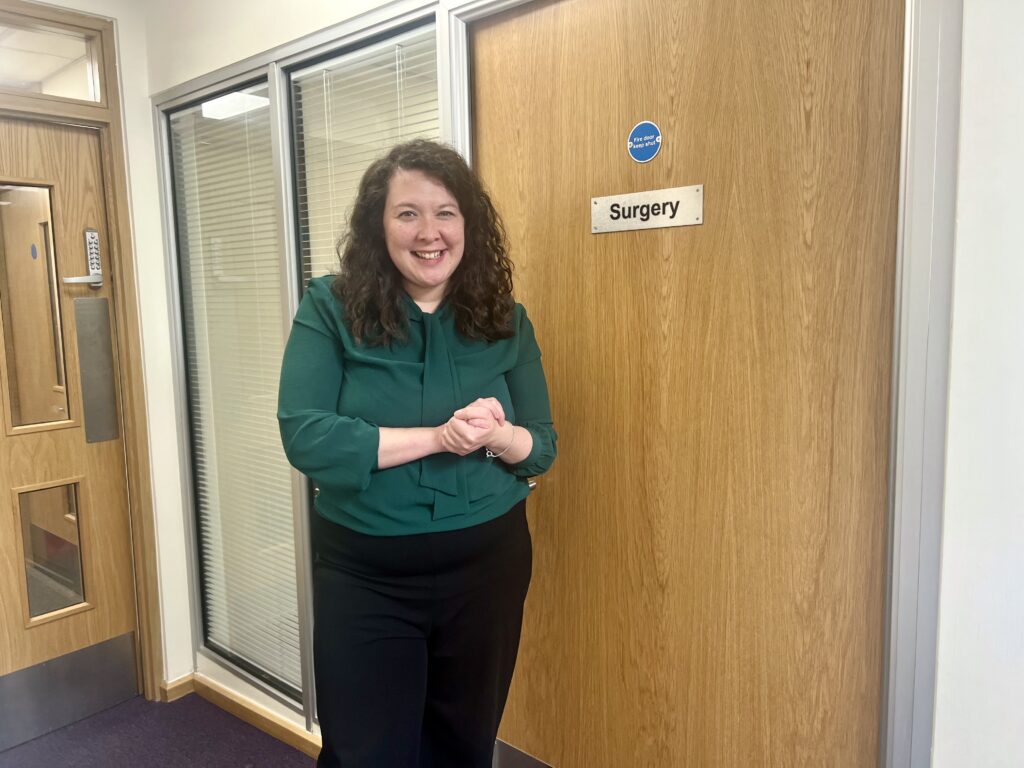 Victoria Collins at her Harpenden office.