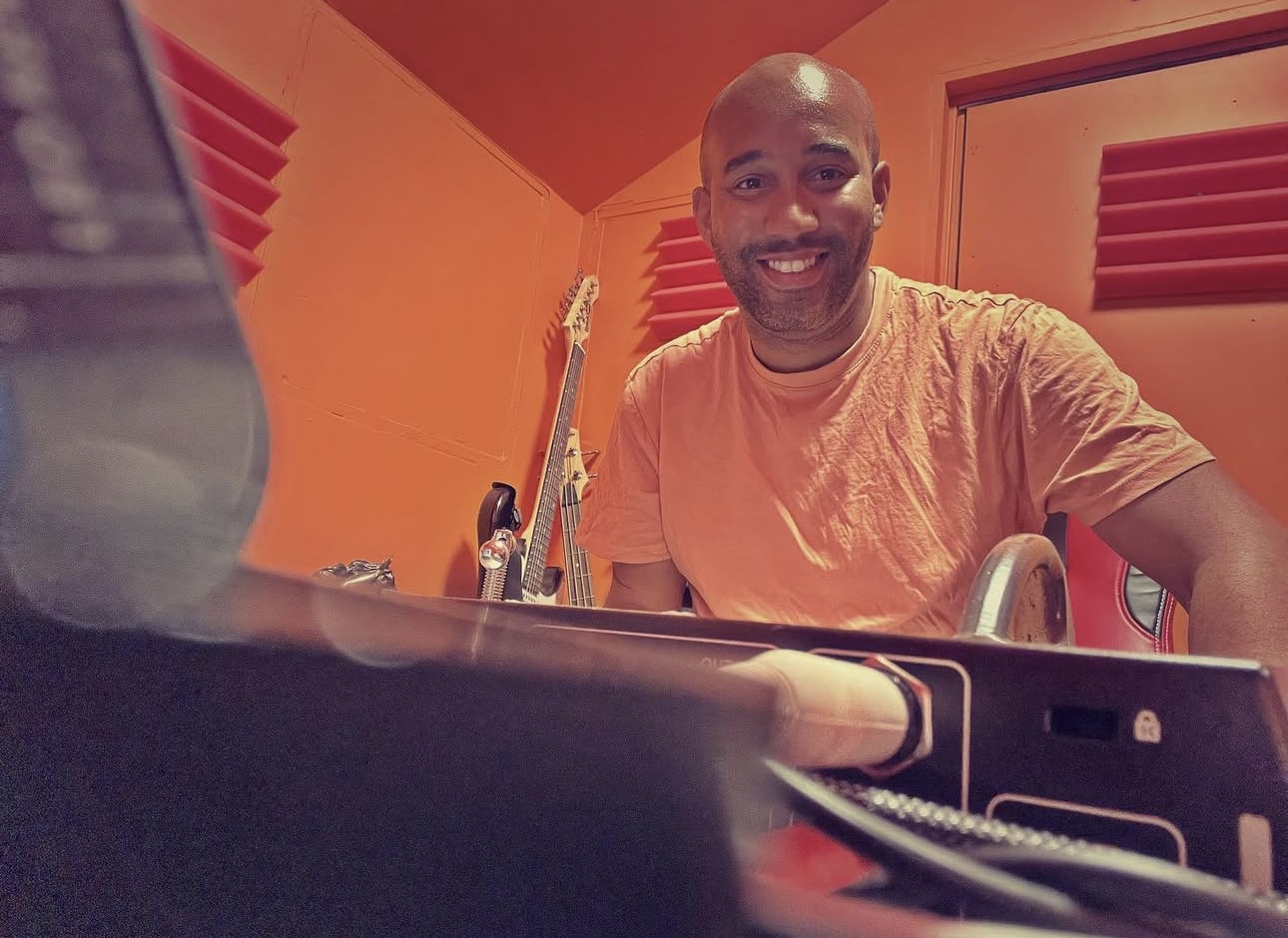 Mark Anthony in his studio.