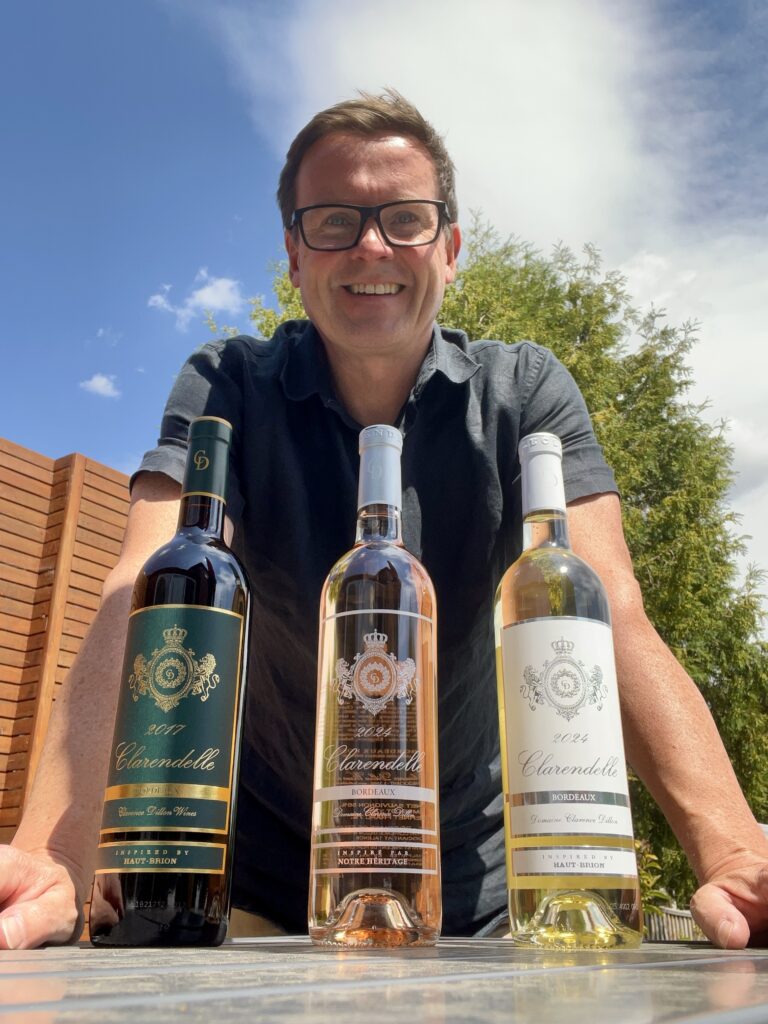 Darren McCabe and some Clarence Dillon wines.