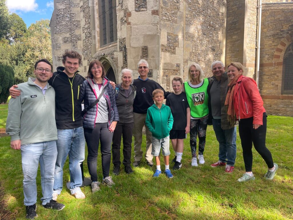 Spotlight on Africa organised a charity abseil down St Nicholas' Church in Harpenden.