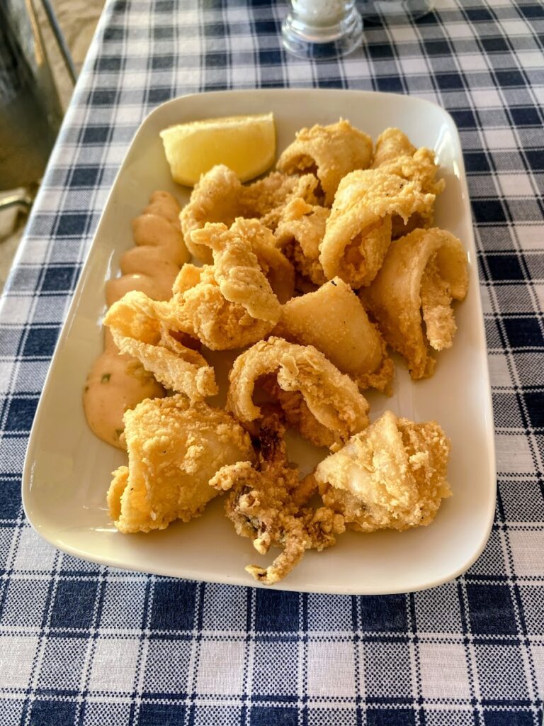 Crispy squid