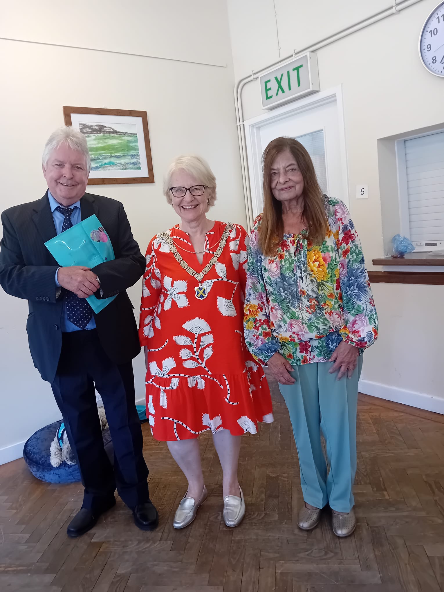 The Mayor at the Age Concern presentation