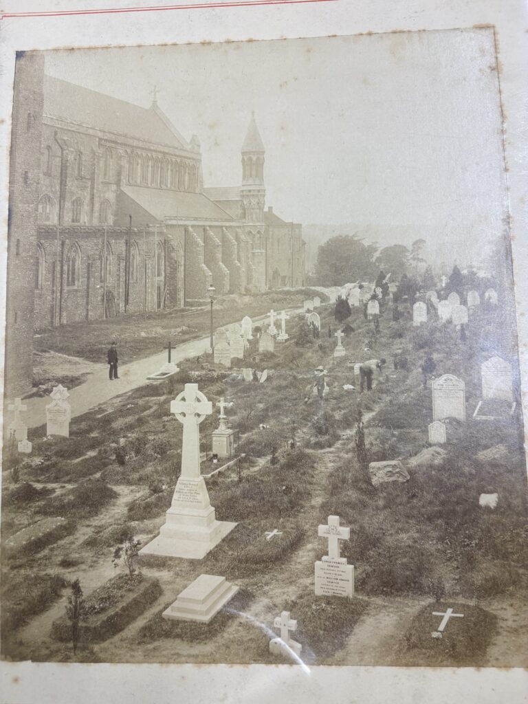 A photo of the Cathedral found in the archives.