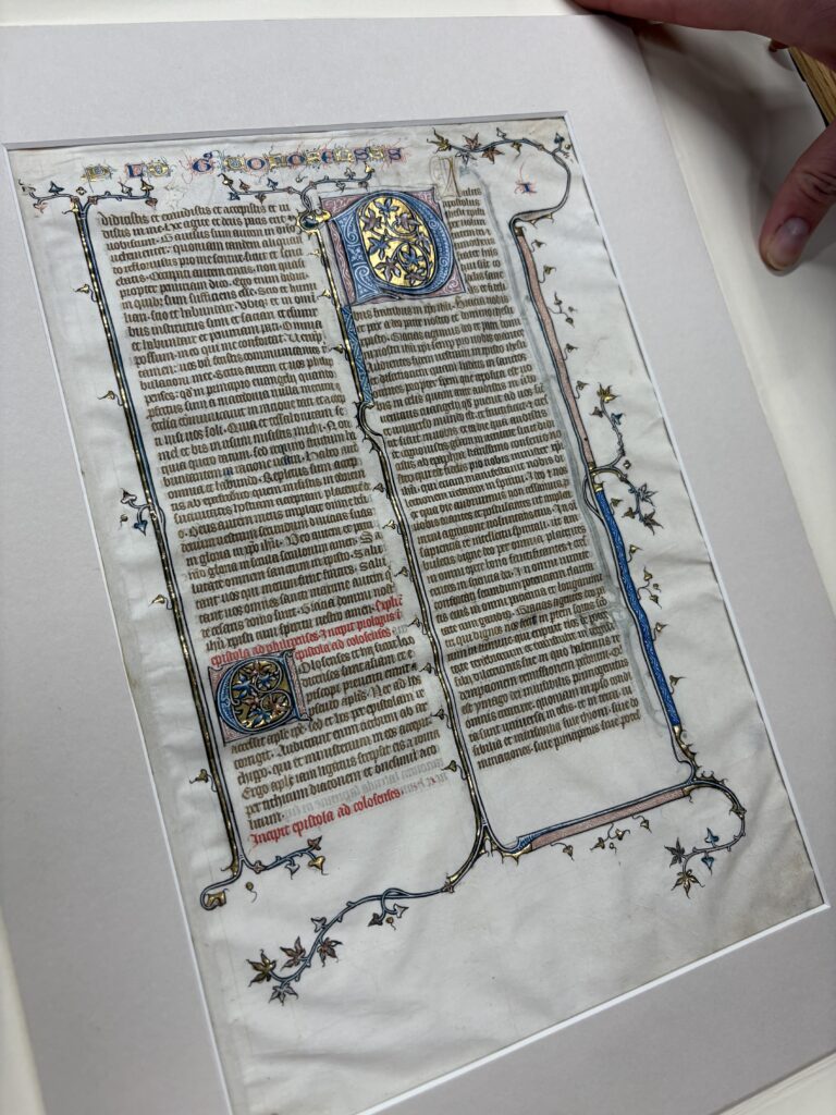 Page from the St Albans Bible