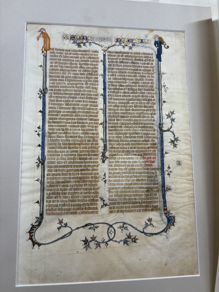 Page from the St Albans Bible