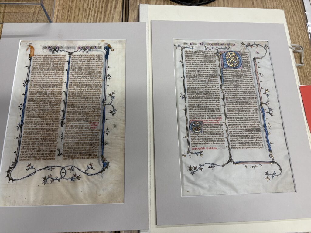 Pages from the St Albans Bible