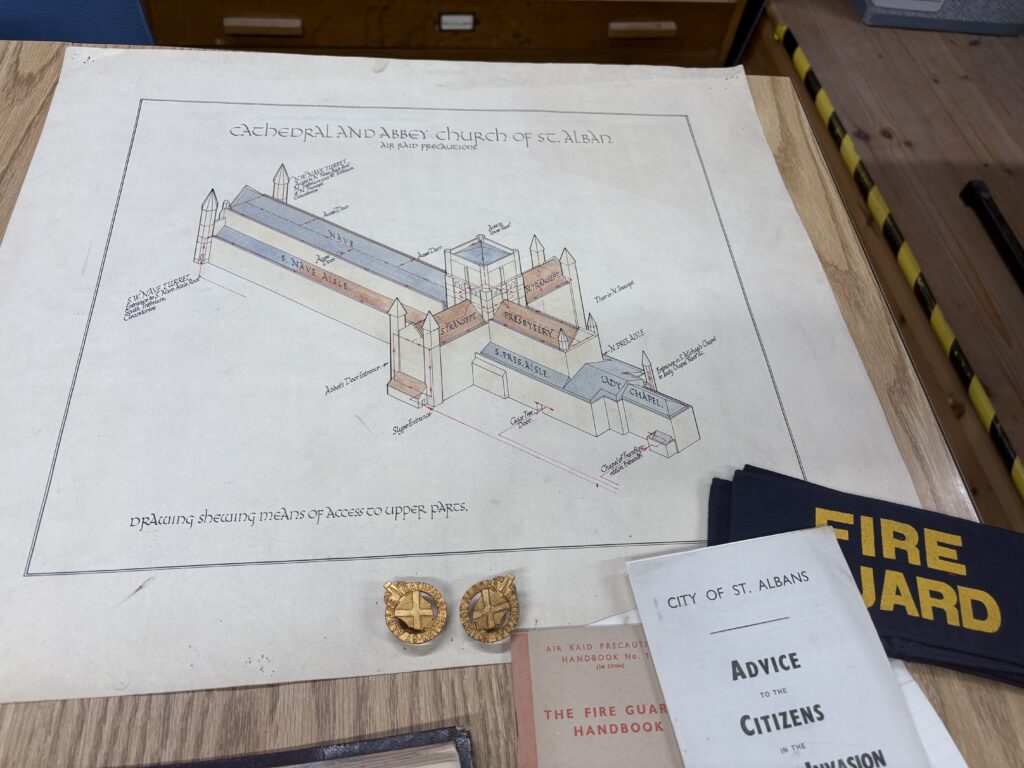 A WWII sketch for firewatchers