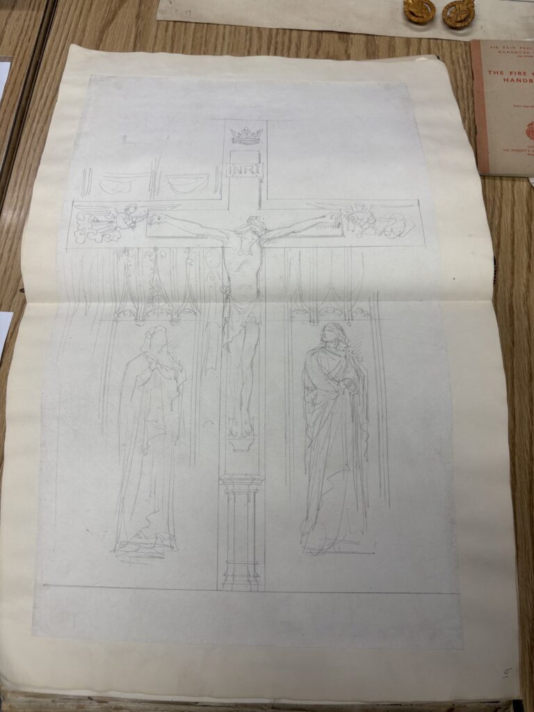 Extract from a volume of Lord Grimthorpe's collected letters about the high altar screen