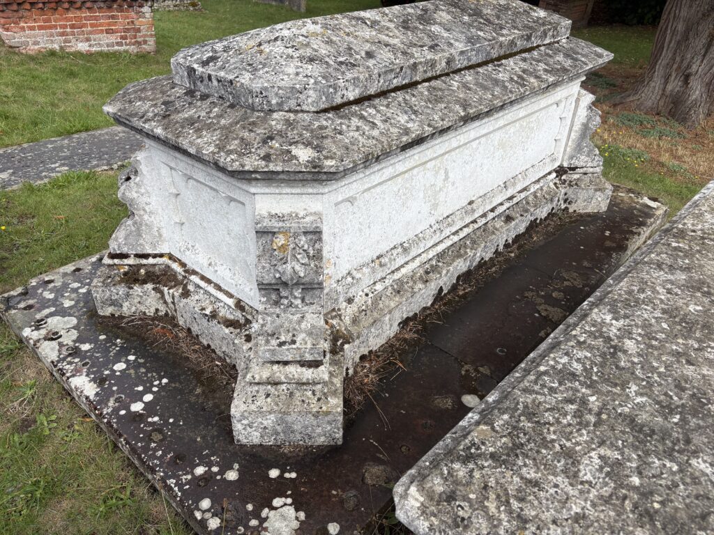 Dr Francis Kingston's grave.