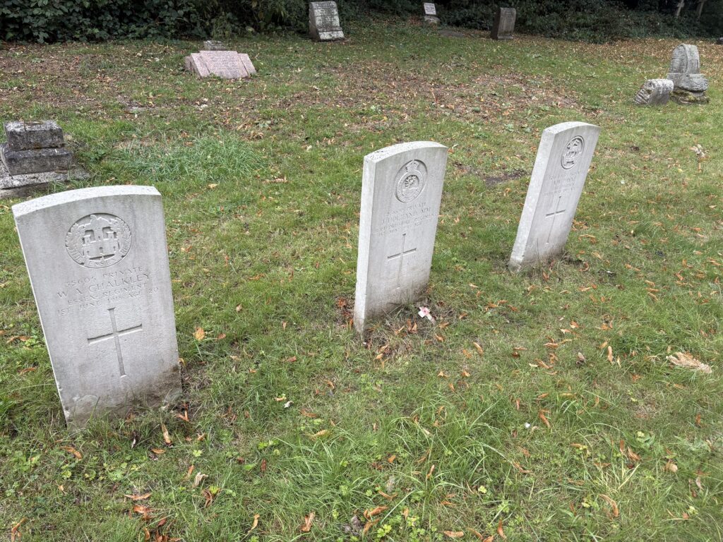 War memorials at St Nicholas' churchyard.