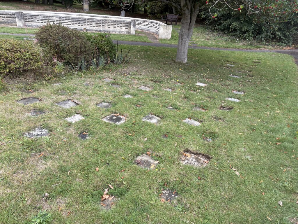 The original Garden of Remembrance.