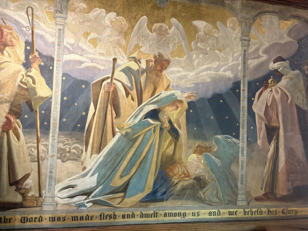 Salisbury’s Nativity painting.