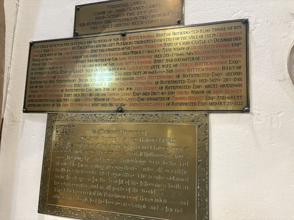 The memorial to Willm Cressye