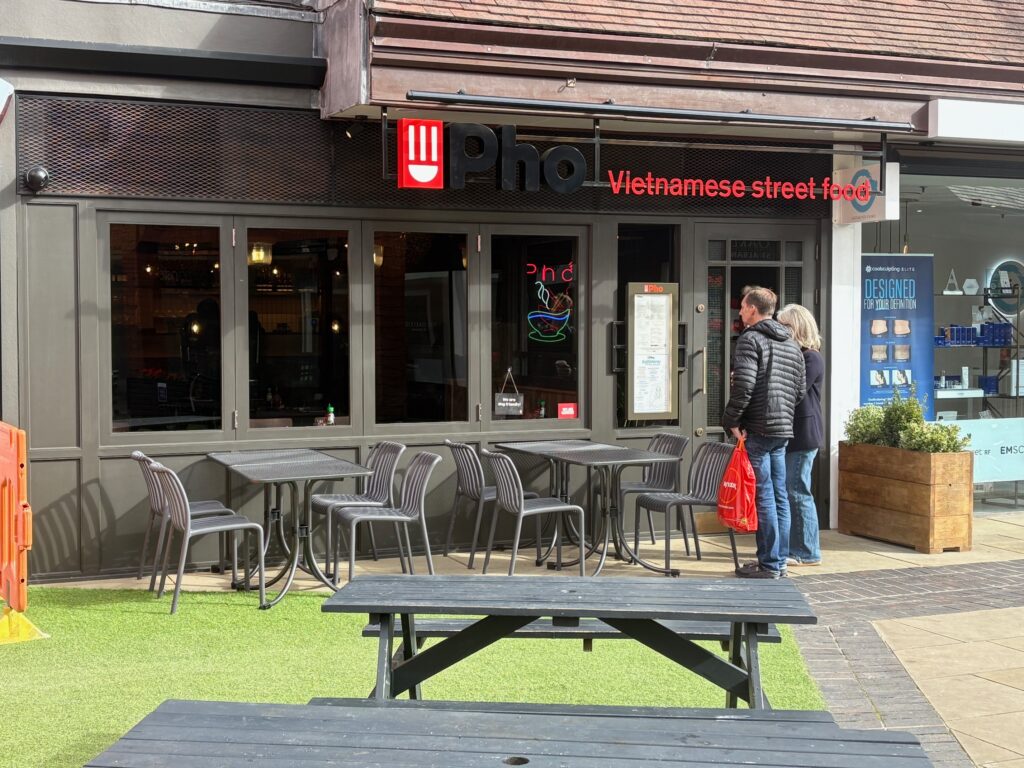 Pho in Christopher Place Shopping Centre. St Albans.