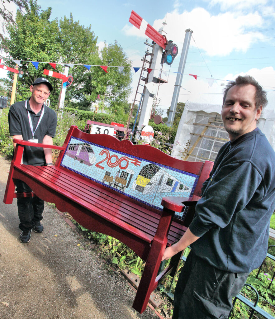Tony Franklin from HACRO (left) and companion Lee from Emmaus, Hertfordshire.