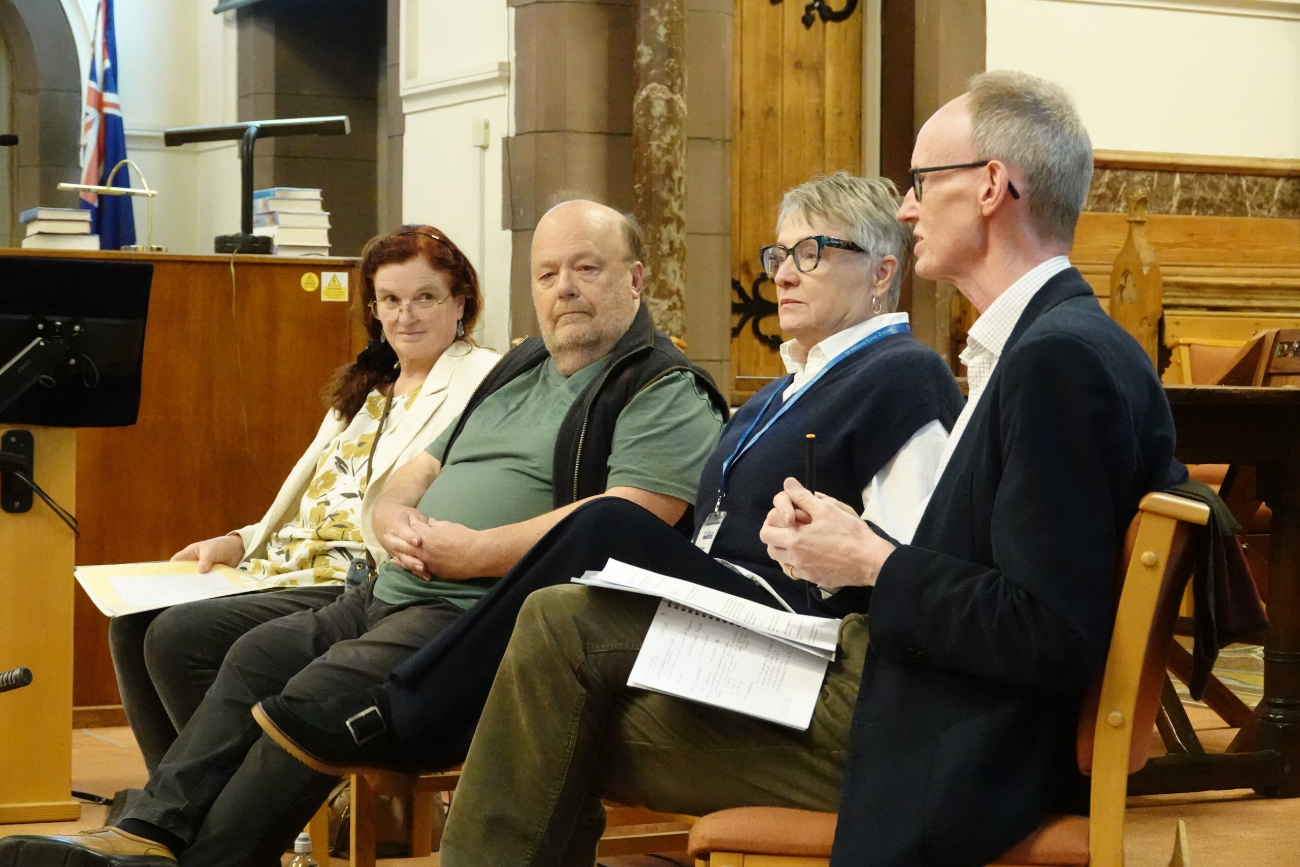 St Albans Civic Society held a public meeting on the Community Governance Review. Photo: Anna Marie Felice