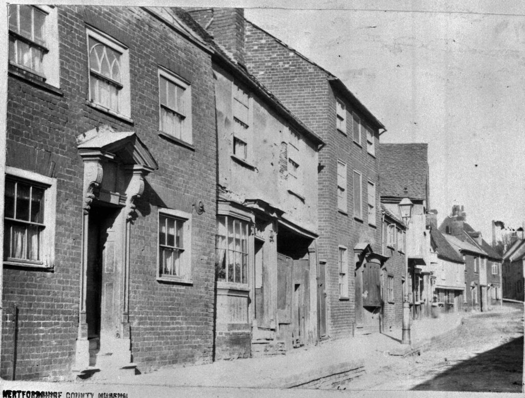 Fishpool Street, St Albans, 1893. Copyright: St Albans Museums