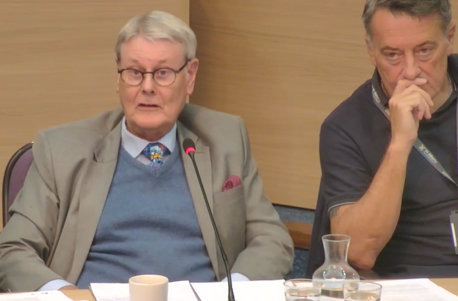 Cllrs Robert Donald and Edgar Hill
