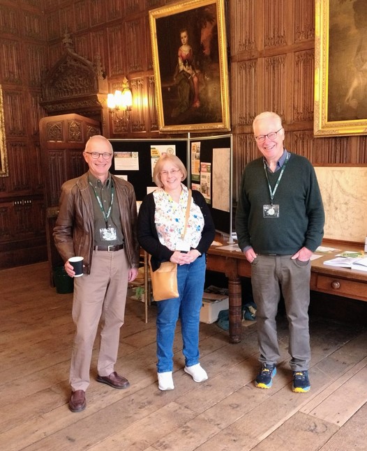 Trustees - David Kendall, Pamela Doran and Philip Smith at Rothamsted