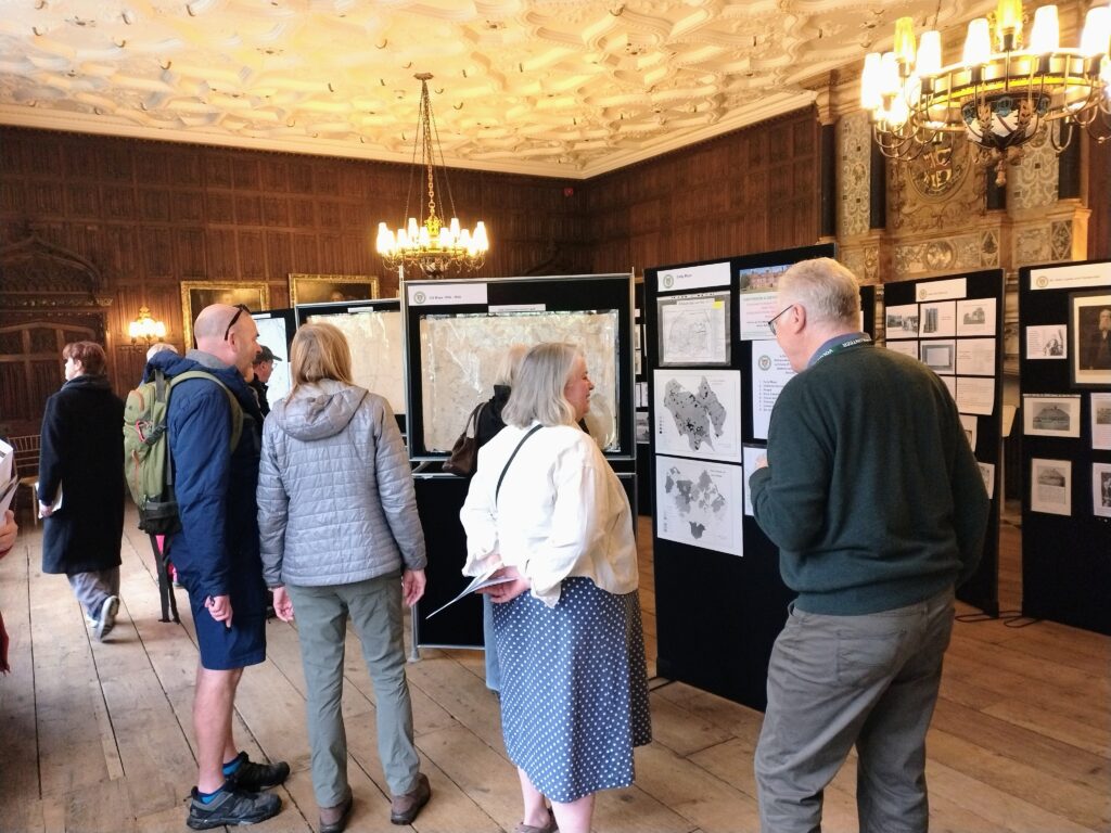 Visitors at the exhibition