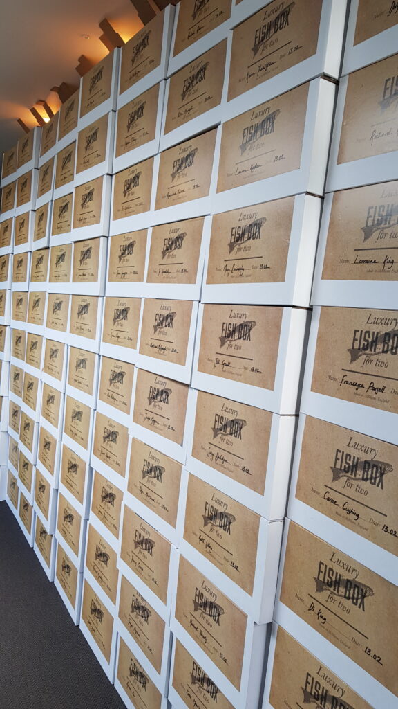 Lussmanns sold 500,000 fish boxes during the dark days of Covid.