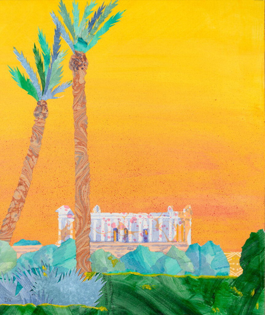 Agrigento, day, collage, 15x12.5”, 38x32cm