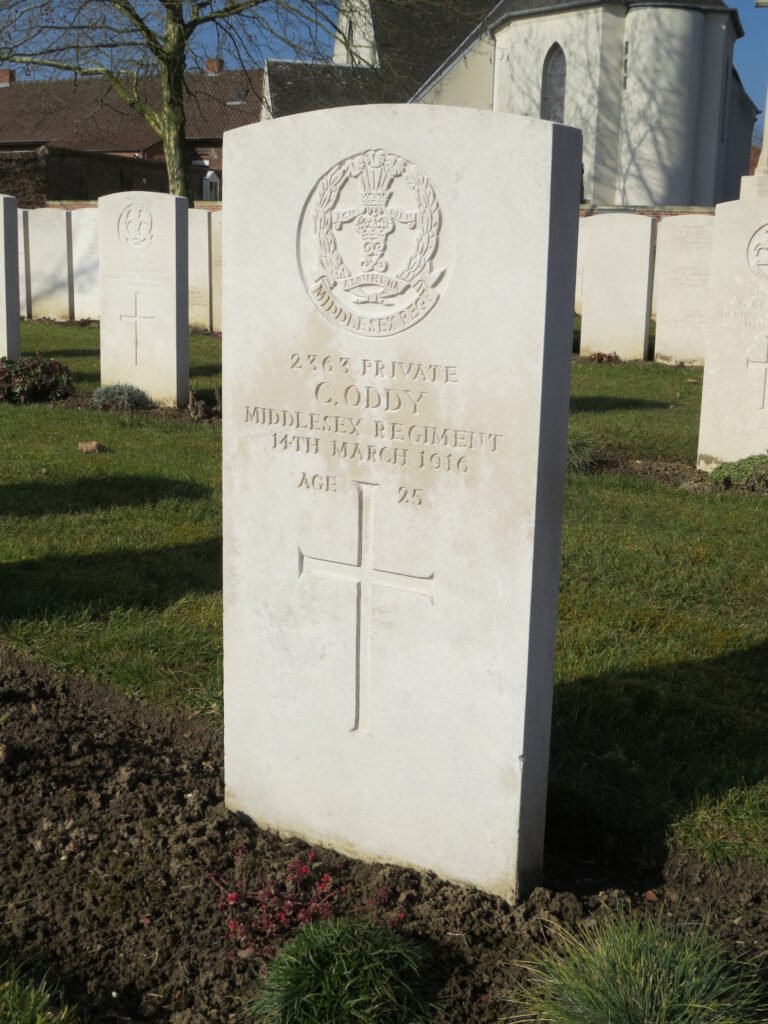 Charles Oddy's grave