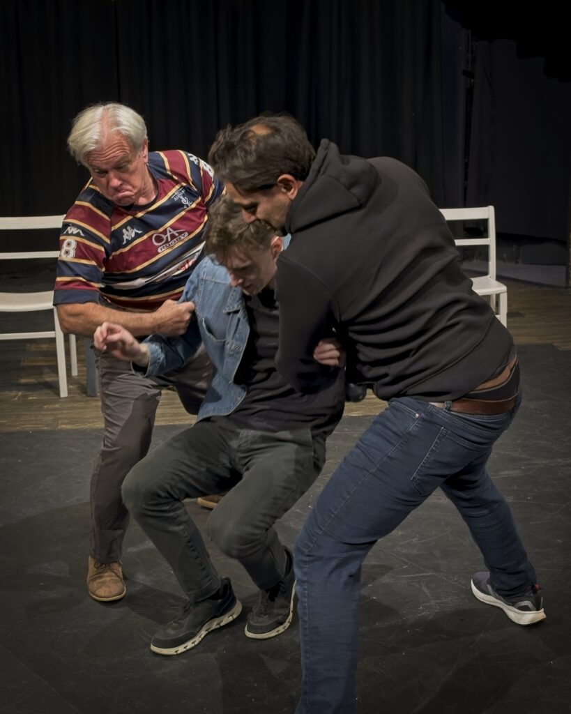 Dress rehearsals for The Harmony Test by Company of Ten at the Abbey Studio.