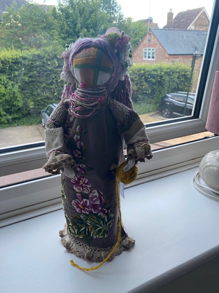 A Ukrainian motanka doll