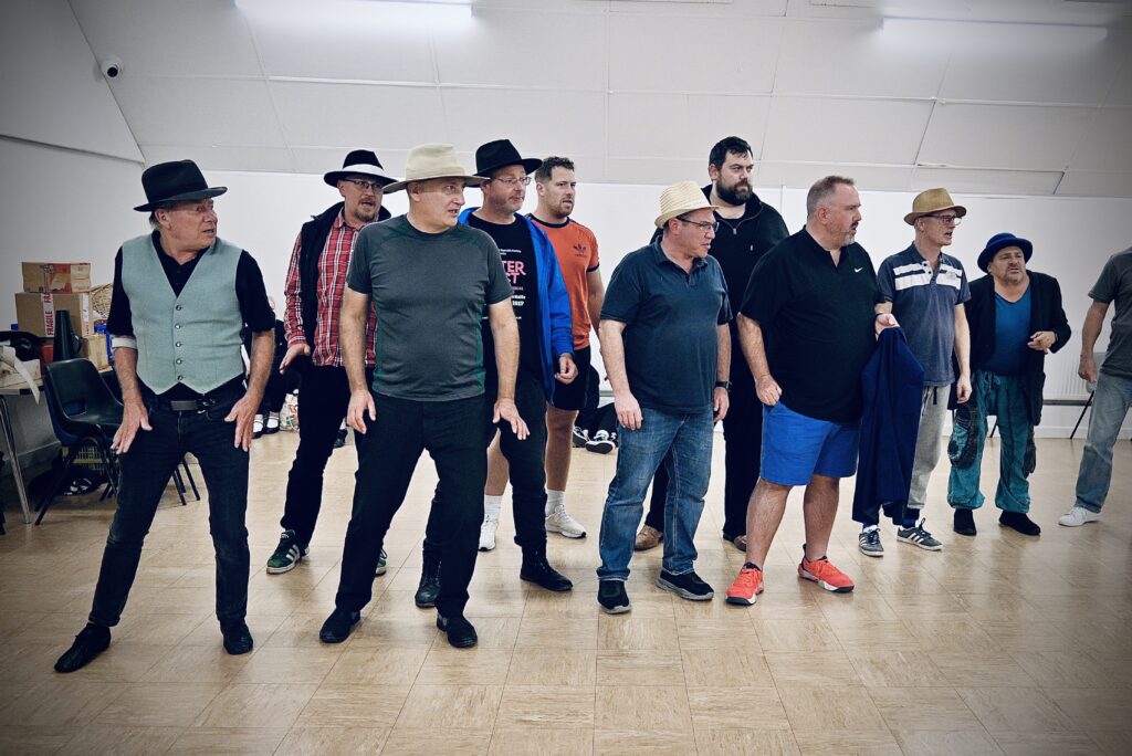 Rehearsals for Guys and Dolls.