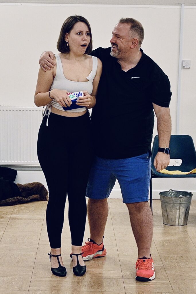 Rehearsals for Guys and Dolls.