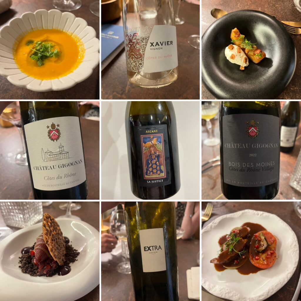 Xavier Vignon and Chateau Gigognan at Le Gout du Jour