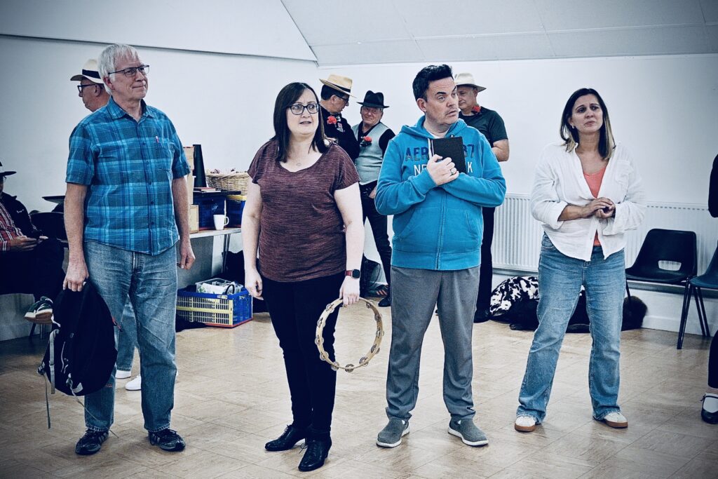 Rehearsals for Guys and Dolls.