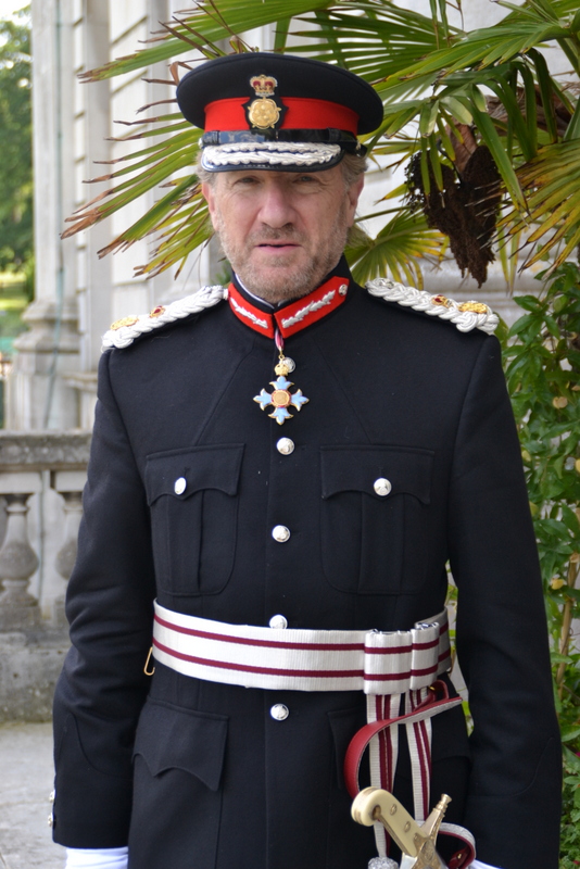 The Lord-Lieutenant of Hertfordshire, Robert Voss CBE CStJ