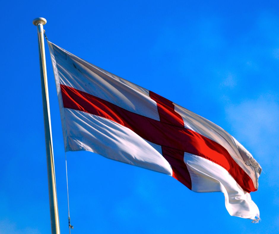 Are the English flags seen adorning lamp-posts and painted on roundabouts across the district a sign of growing interest in far right politics?