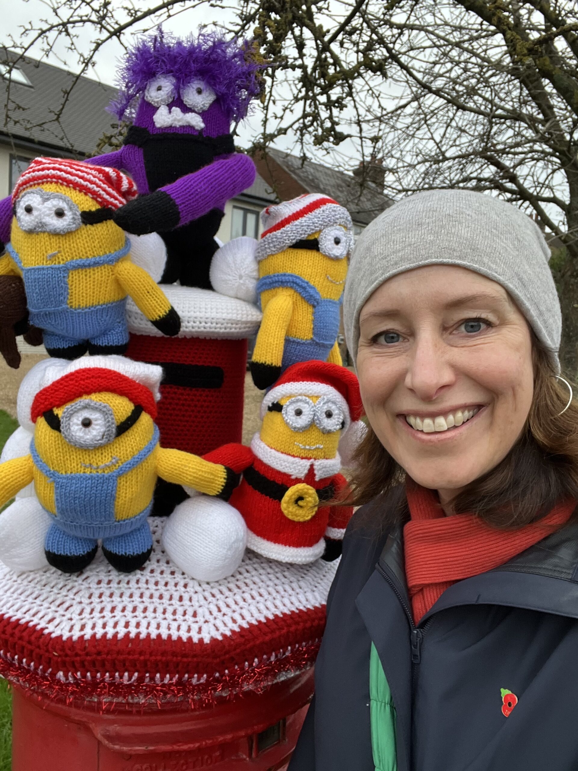 Melanie from Lancaster Road with last year's topper.