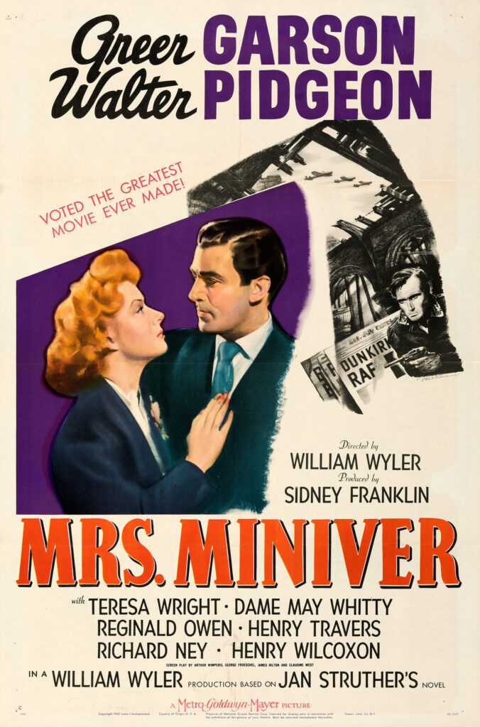 Mrs Miniver film poster