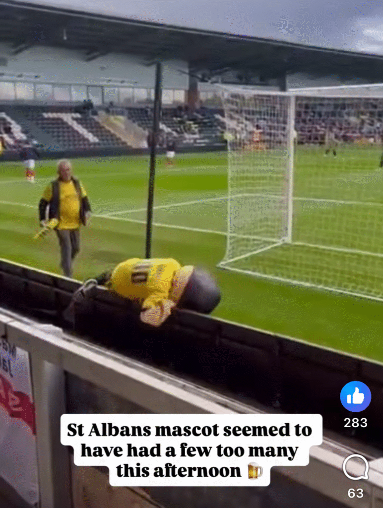 Screengrab from the video of Sammy the Saint