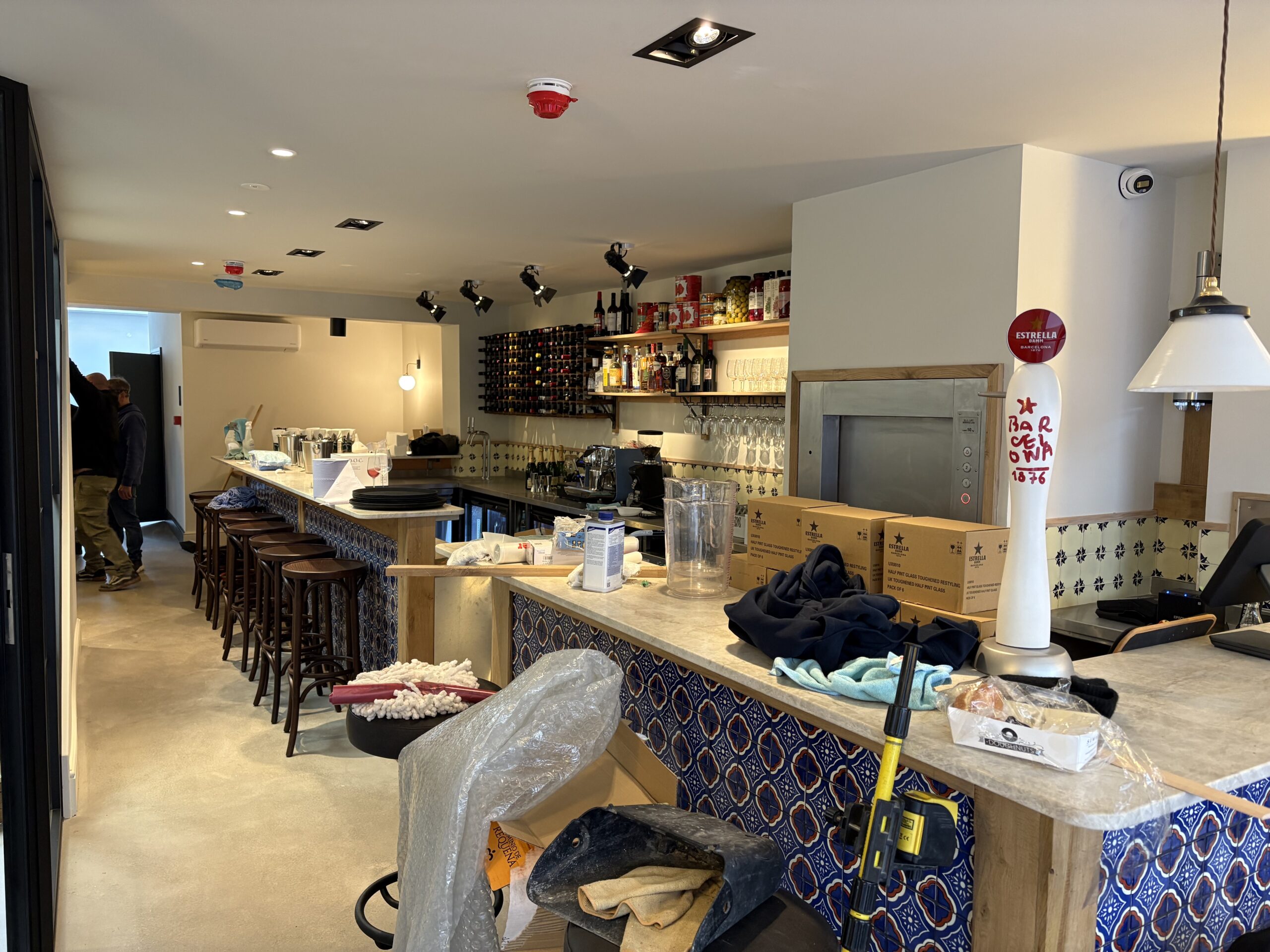 Inside Iberos in George Street.