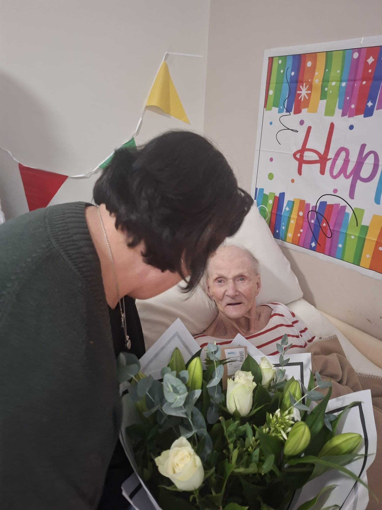 Margaret Davies marks her 102nd birthday.