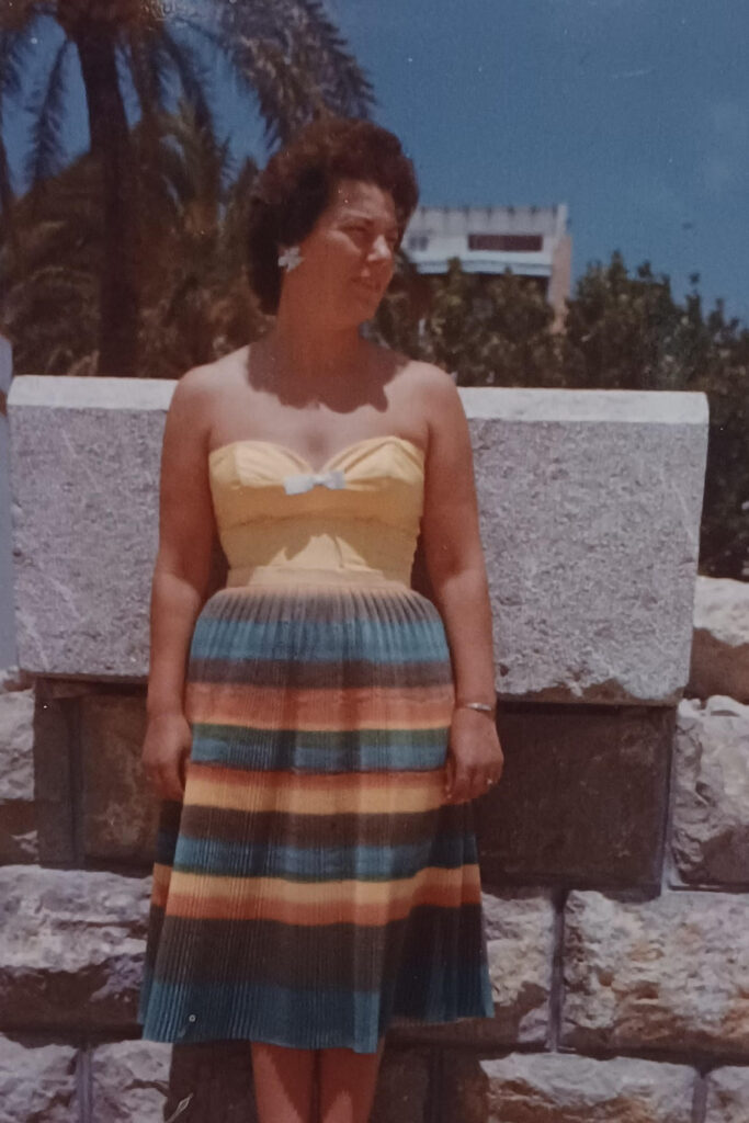 Margaret Davies during her younger years.
