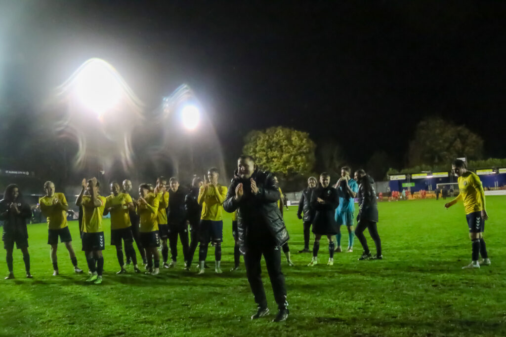 St Albans City FC vs Carshalton. Photo: Jim Standen