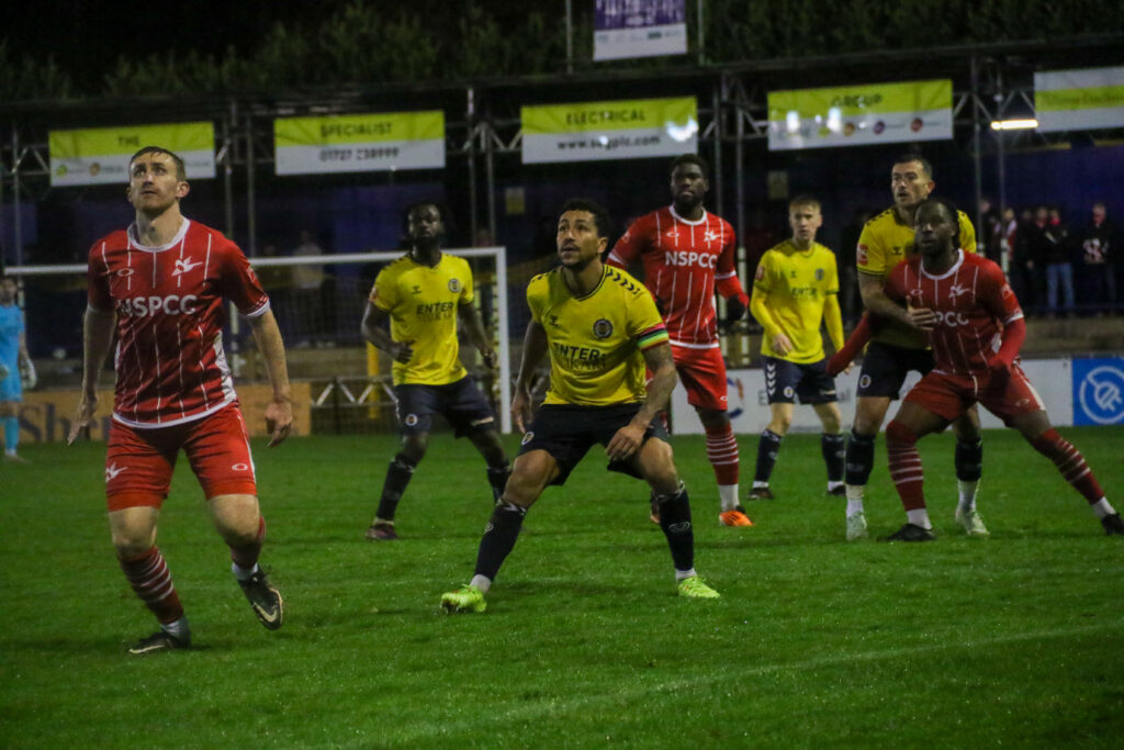 St Albans City FC vs Carshalton. Photo: Jim Standen