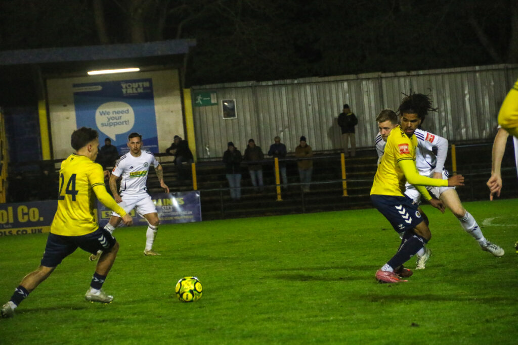 SACFC v Burgess Hill. Photo: Jim Standen