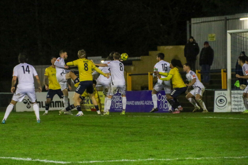 SACFC v Burgess Hill. Photo: Jim Standen
