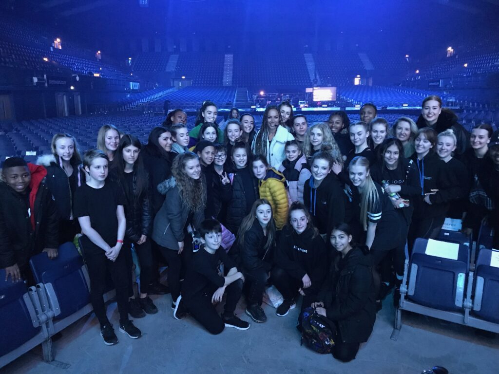 SASA at Wembley with Leona Lewis