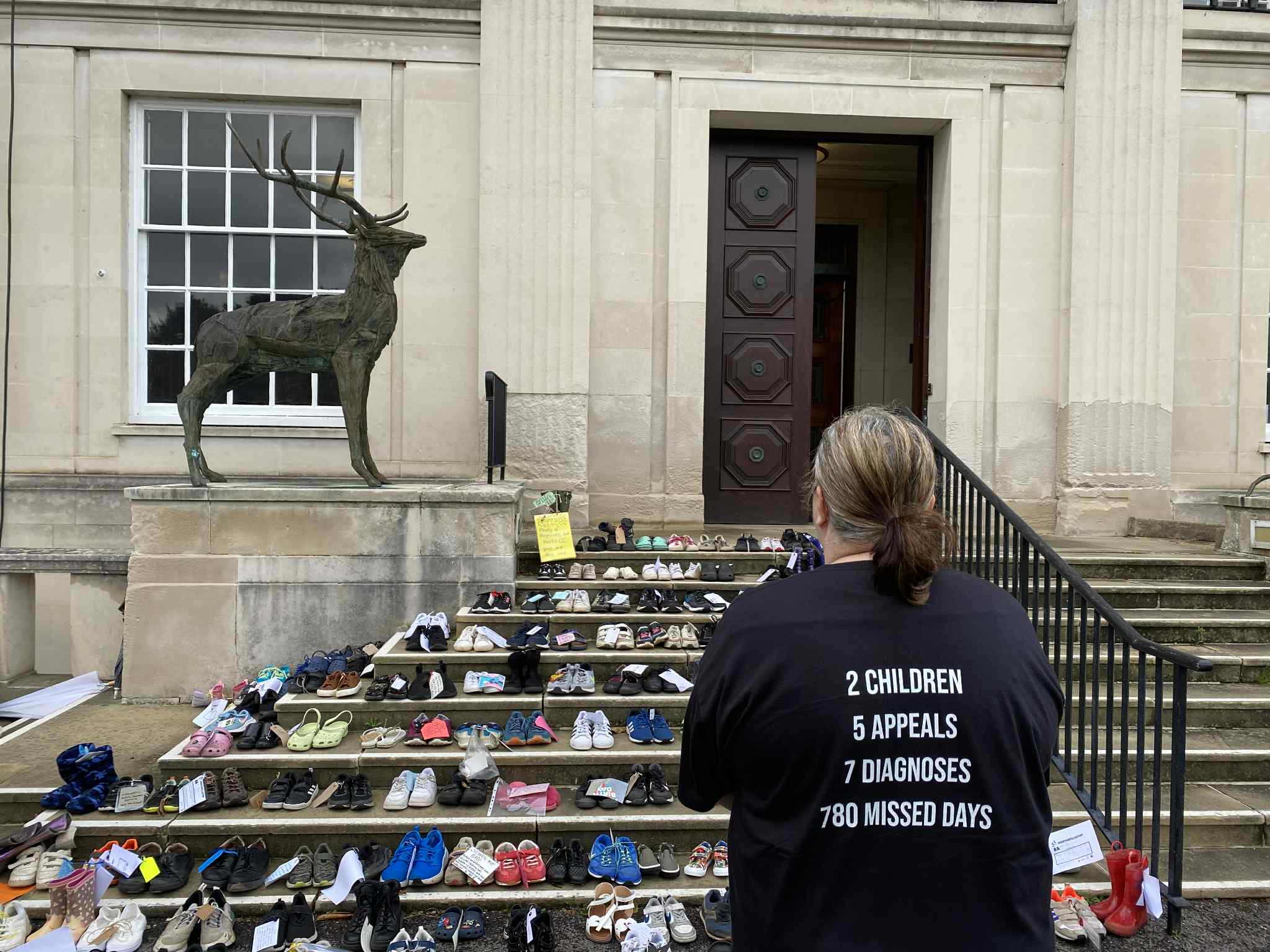 The Every Pair Tells A Story campaign reached County Hall this week.